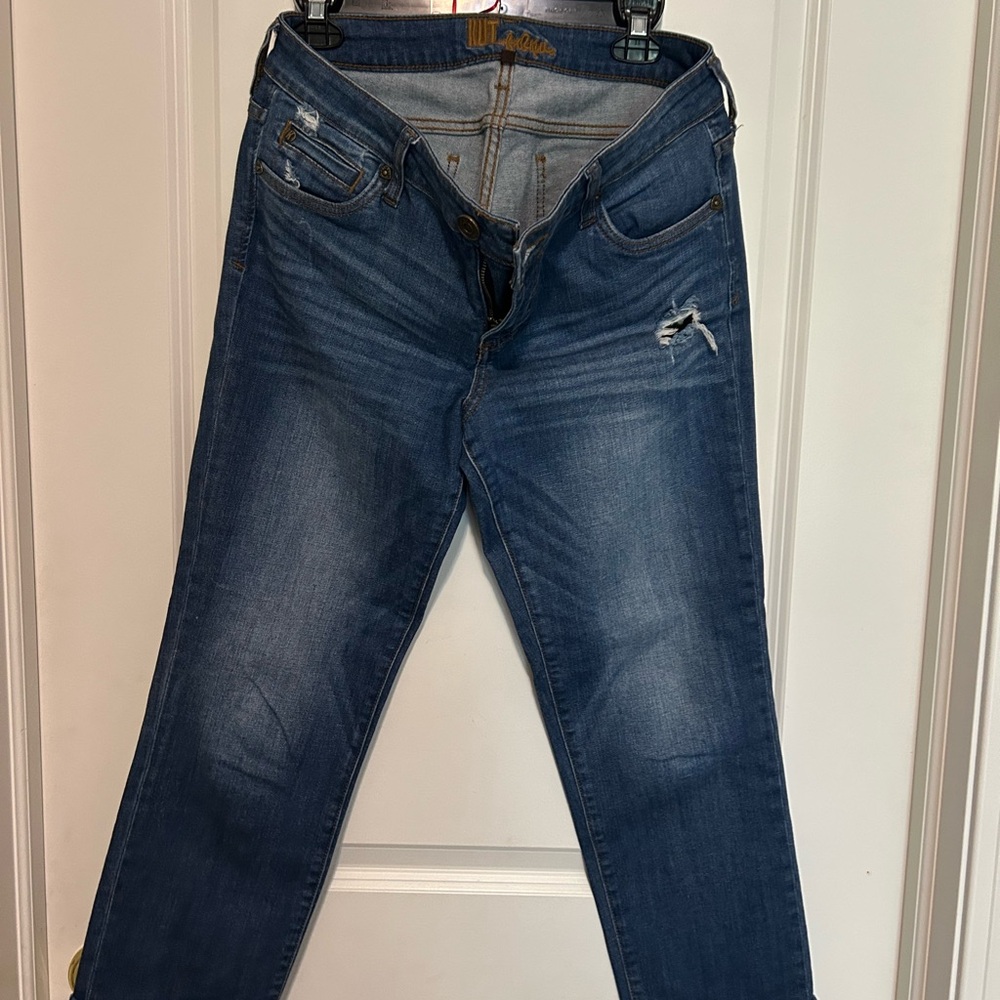 Kut from the Kloth Women's Blue Ankle Jeans
